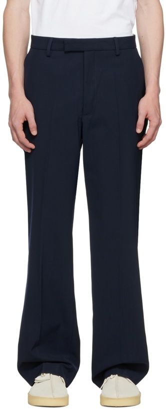 Photo: Second/Layer Navy Relaxed Primo Trousers