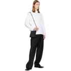 Jil Sander White Cotton Mock-Neck T-shirt