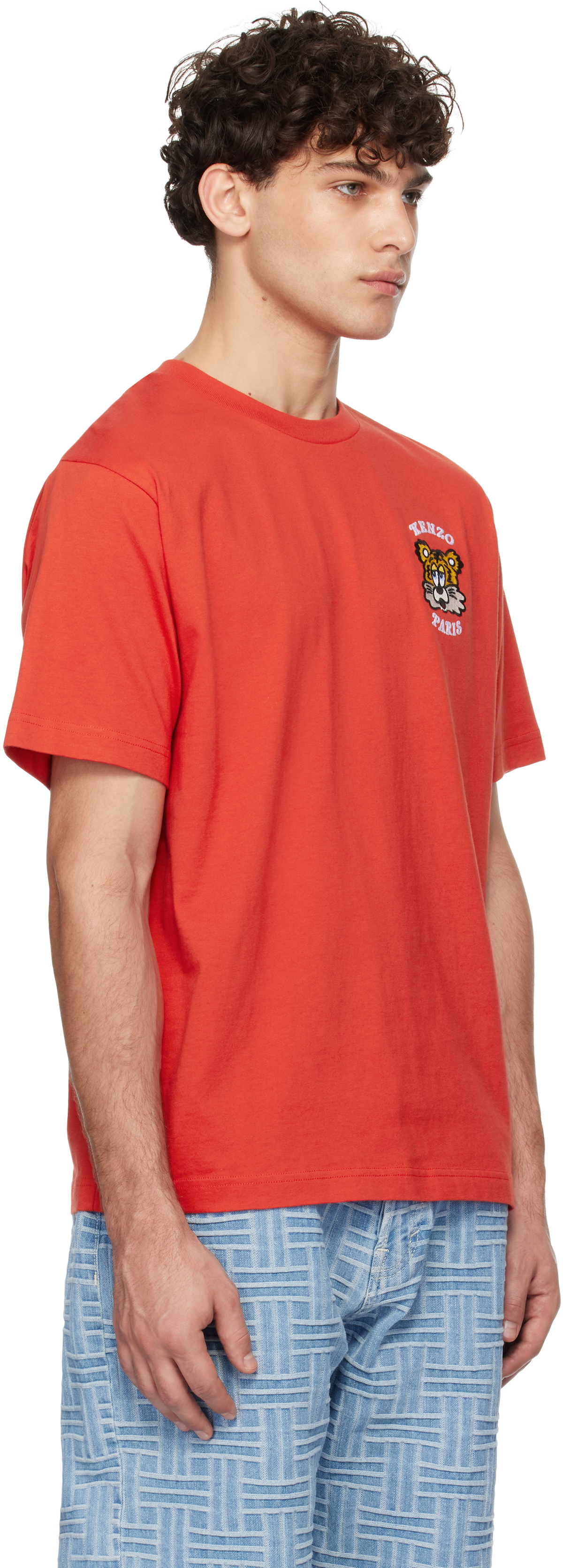 Kenzo Red Kenzo Paris VERDY Edition Embroidered T-Shirt Kenzo