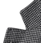 Brunello Cucinelli - Houndstooth Wool and Silk-Blend Suit Jacket - Gray