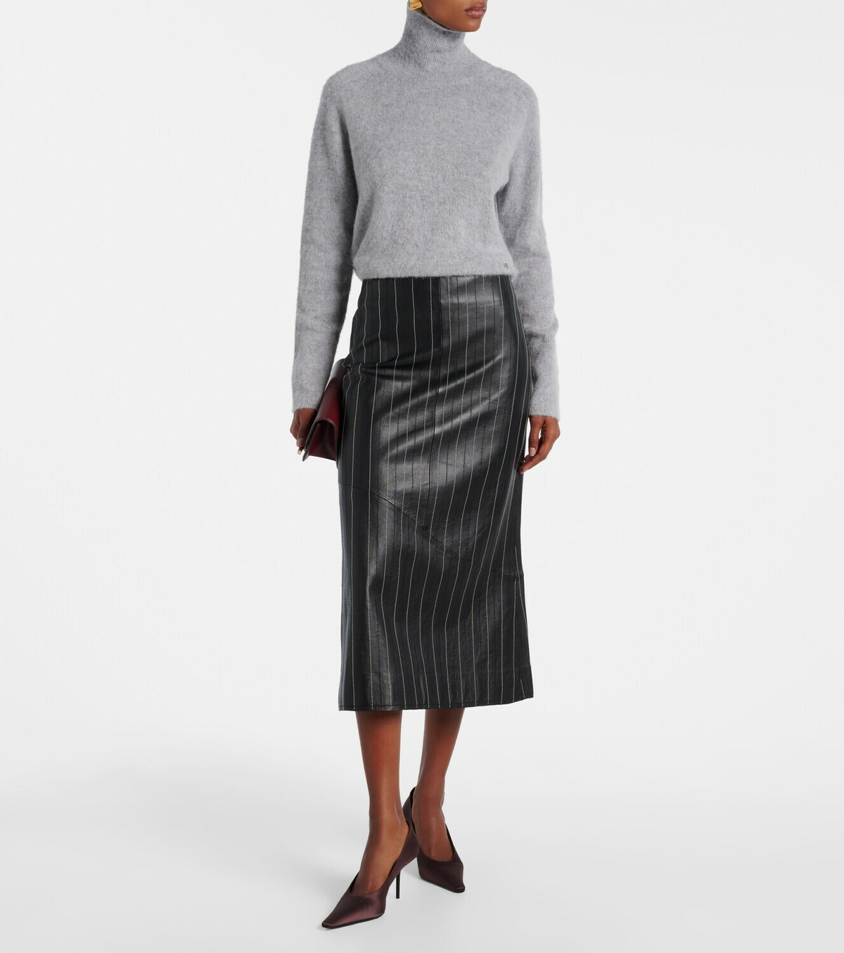 Victoria Beckham Wool-blend turtleneck sweater