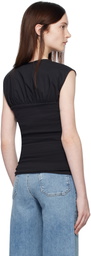 rag & bone Black Mica Banded Top