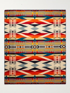 Pendleton - Fire Legend Sunset Virgin Wool and Cotton-Blend Jacquard Blanket