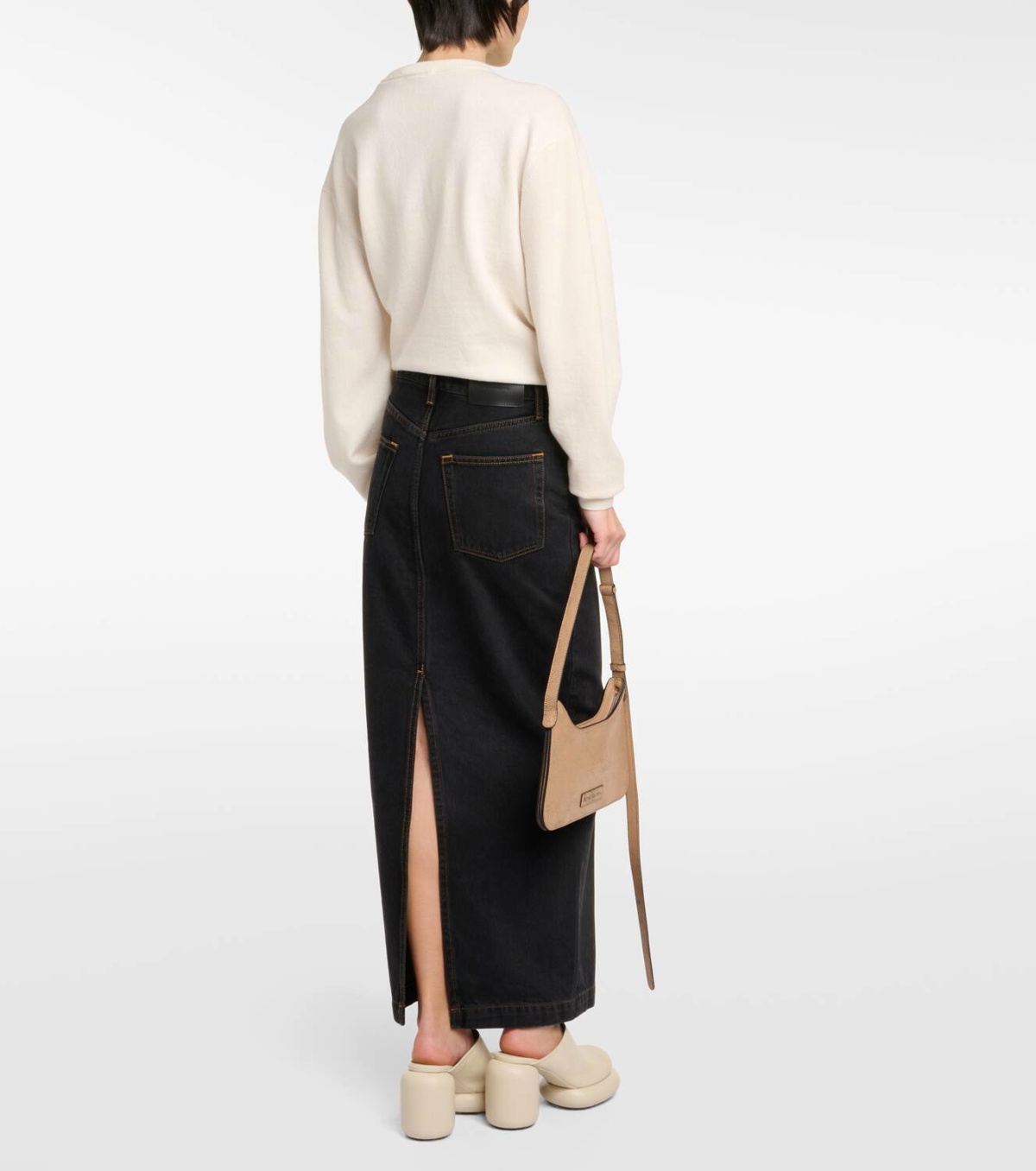 Wardrobe.NYC Denim maxi skirt WARDROBE.NYC