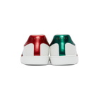 Gucci White Gucci Band New Ace Sneakers