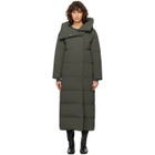 Paloma Wool Khaki Long Pruit Down Coat
