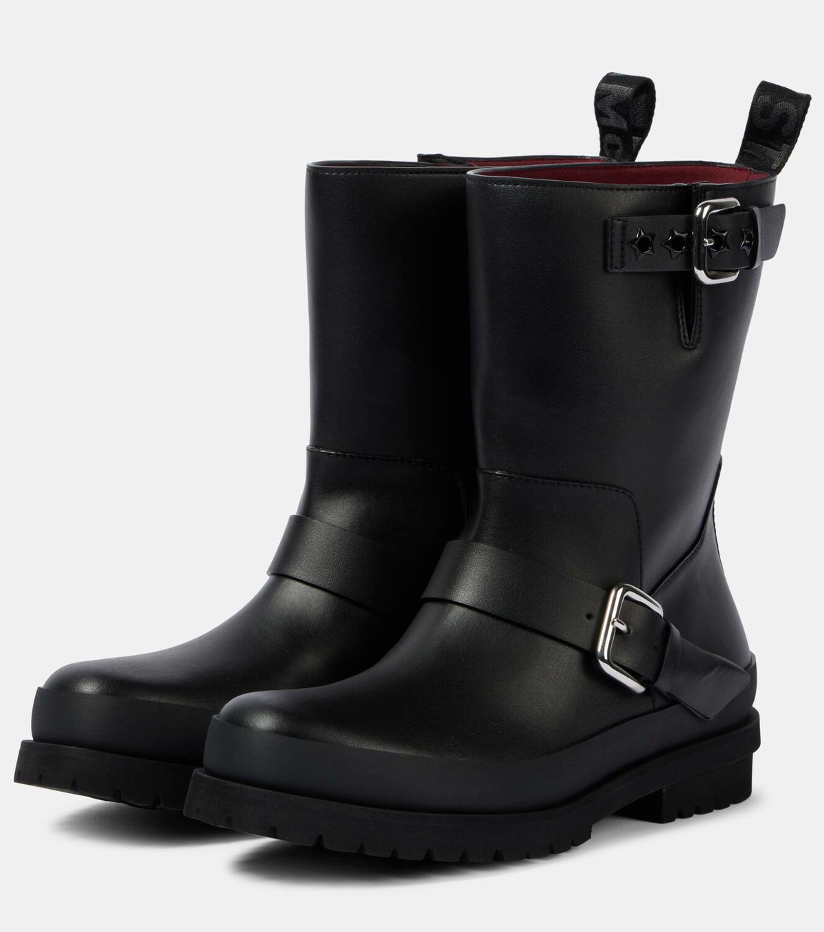 Stella McCartney Trace faux leather biker boots
