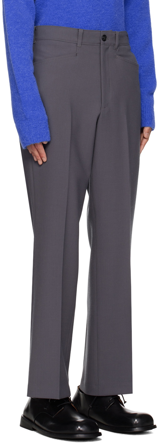 Róhe Gray Cropped Trousers