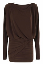 The Andamane Wisteria Mini Long Sleeve Mini Dress