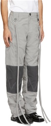 Georges Wendell Grey Canvas Trousers
