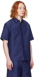 sacai Blue Patch Pocket Shirt