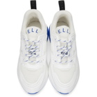 Stella McCartney White and Blue Eclypse Sneakers