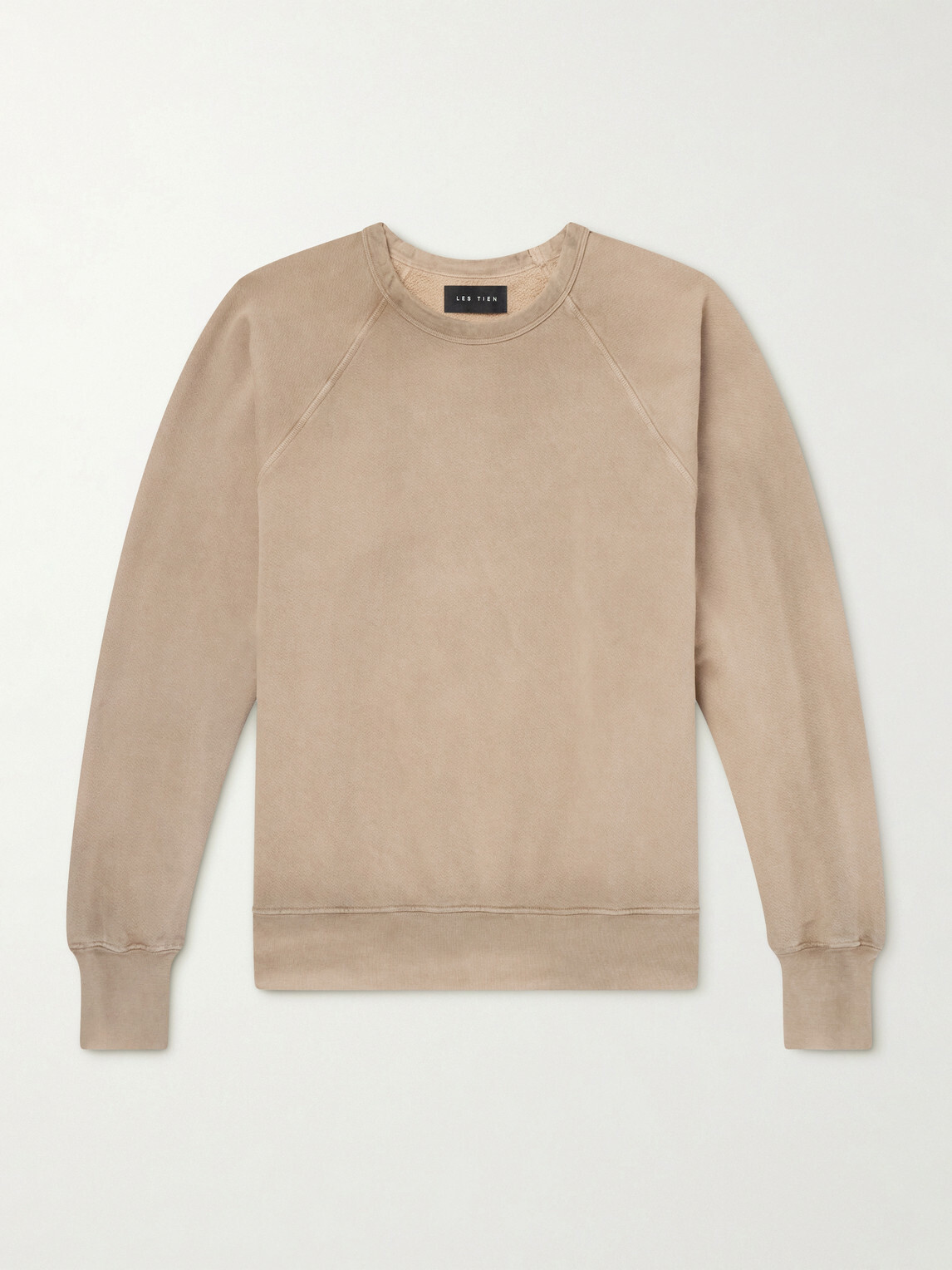 Les Tien - Garment-Dyed Cotton-Jersey Sweatshirt - Neutrals
