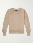 Les Tien - Garment-Dyed Cotton-Jersey Sweatshirt - Neutrals