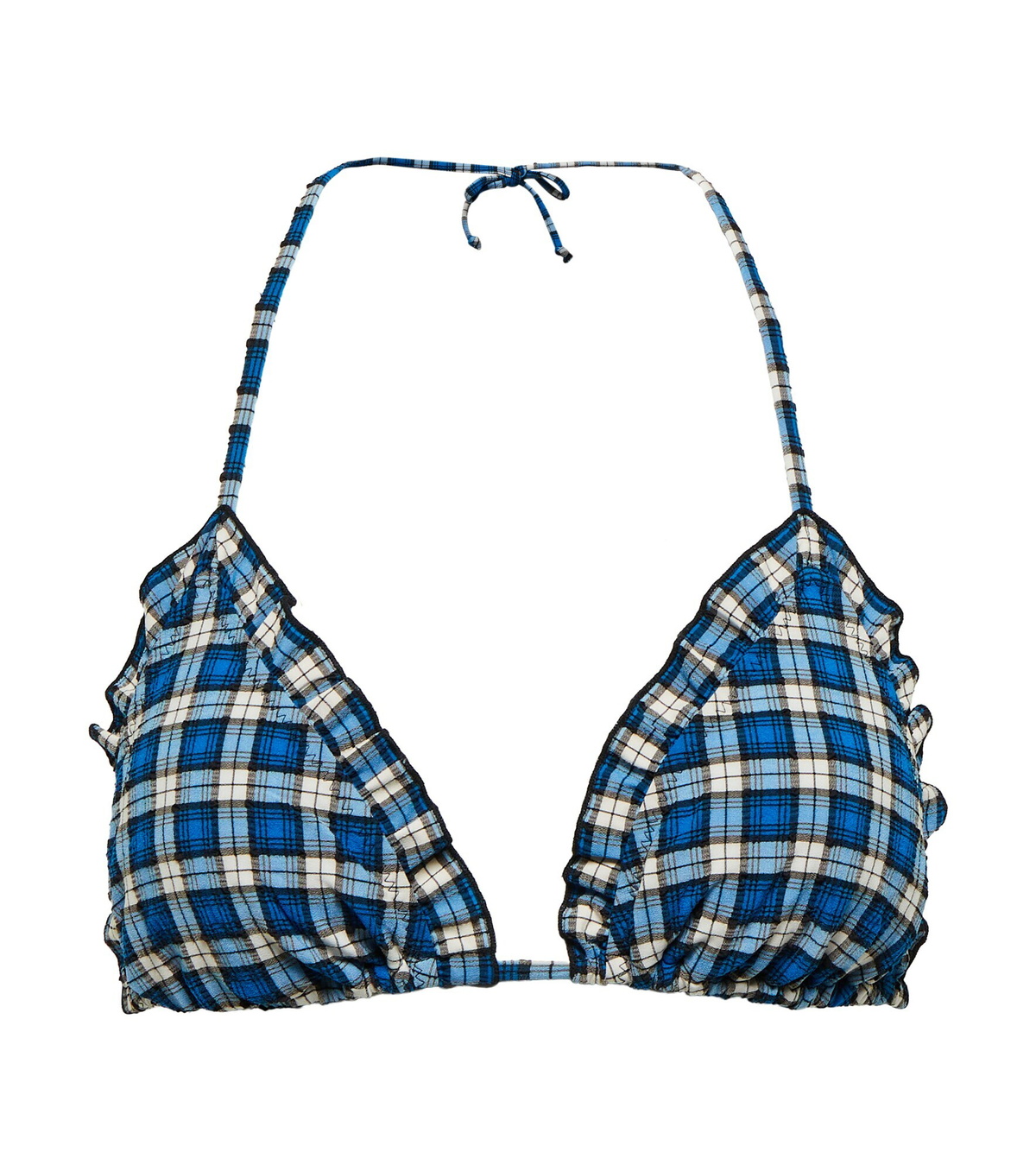 Ganni sales gingham swimsuit