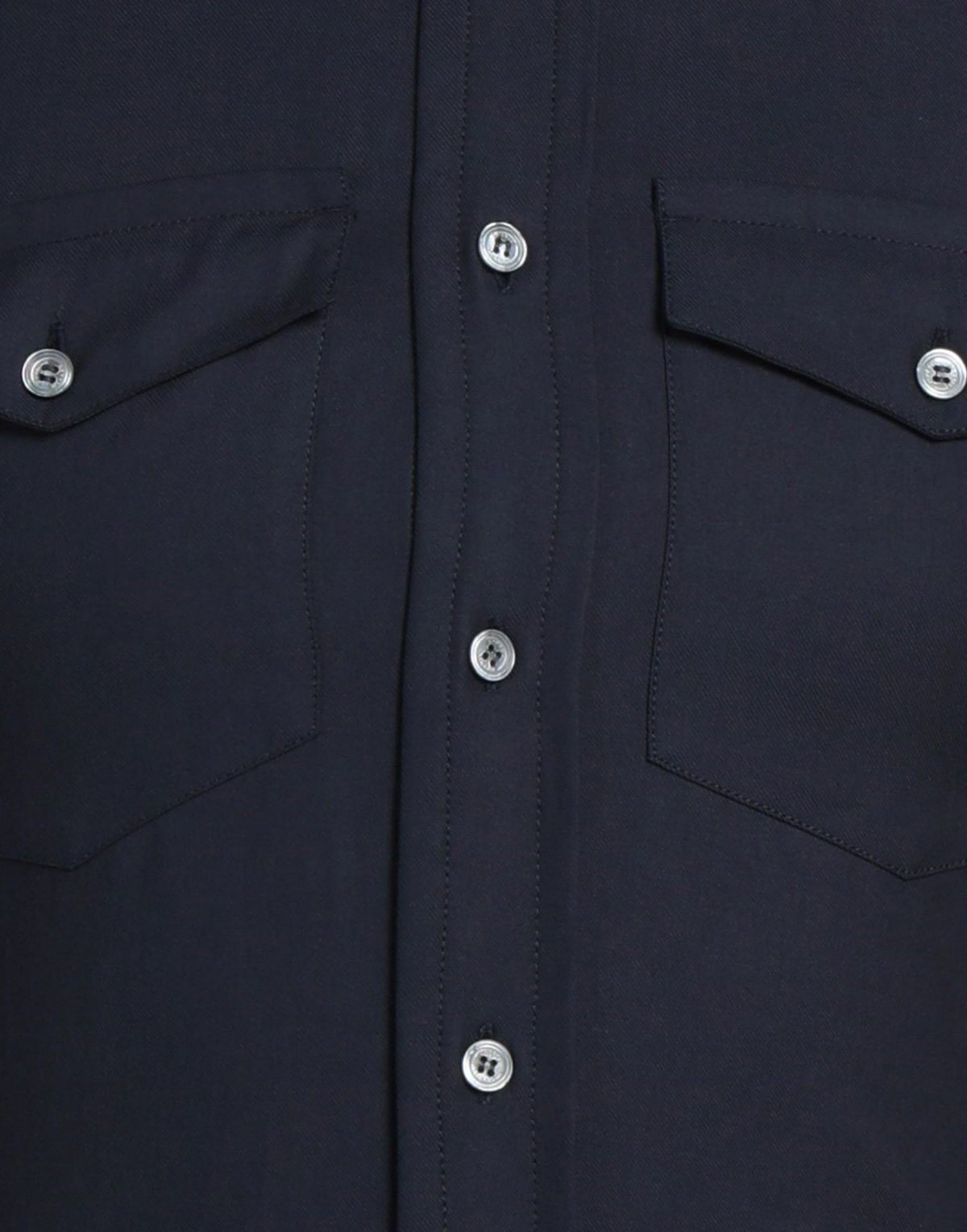 Dunhill Mens Shirt Midnight in Blue
