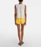 Dôen Leda lace-trimmed shorts