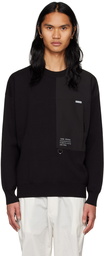 Izzue Black Pocket Sweatshirt