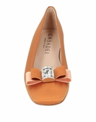 Casadei Womens Ballet flats Tan