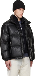 AAPE by A Bathing Ape Black 'AAPEUNVS' Moonface Down Puffer Jacket