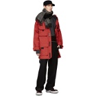 Junya Watanabe Red Canada Goose Edition Hooded Coat
