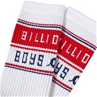 Billionaire Boys Club Men's Logo Sports Socks in White