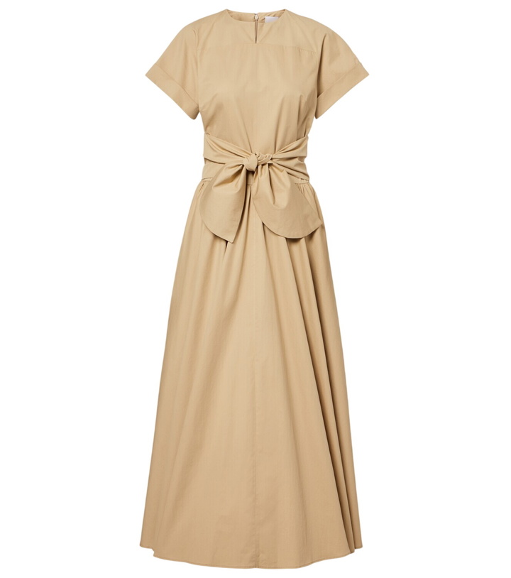 Photo: Patou Gathered cotton midi dress