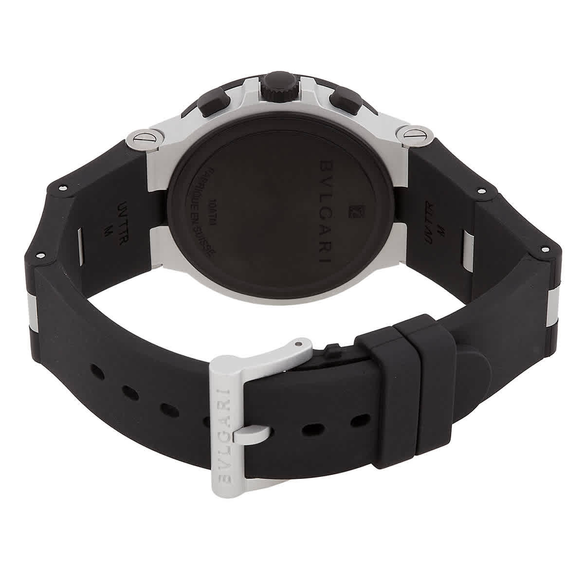 Bvlgari Aluminium Chronograph Automatic White Dial Mens Watch 103722