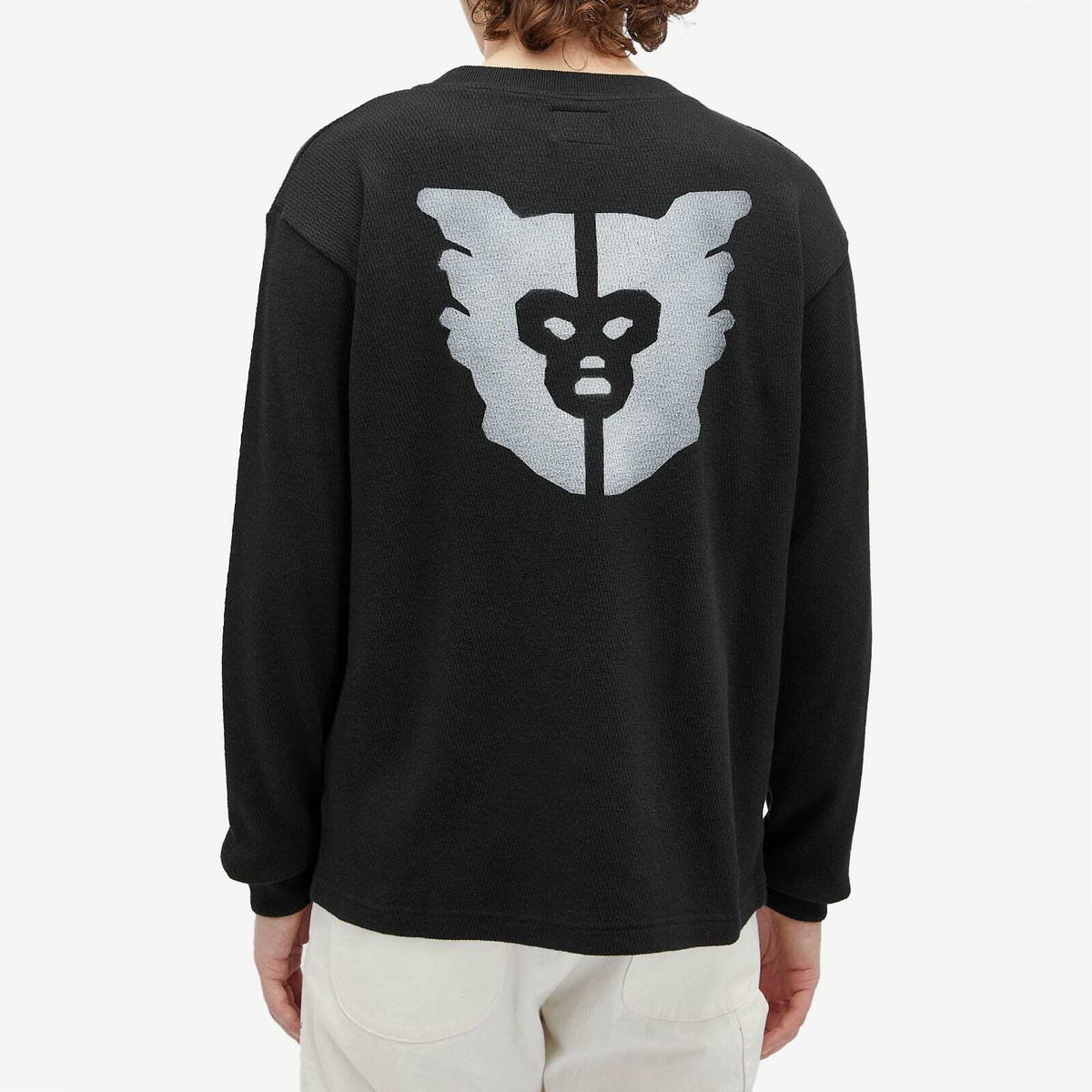 Human Made Men's thermal l/s t-shirt in Black