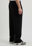 Off-white Arrow Logo Cotton Sweatpants Black