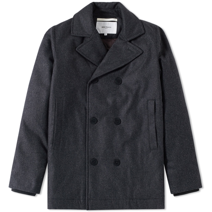 Photo: Norse Projects Birk Wool Pea Coat