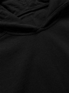 Rick Owens - Tie-Detailed Organic Cotton-Jersey Hoodie - Black