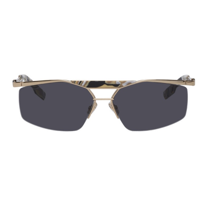 Photo: Dior Homme Gold DiorPsychodelic Sunglasses