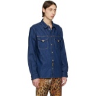 Versace Jeans Couture Indigo Denim Icon Shirt