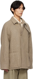 LE17SEPTEMBRE Beige Wool Hunting Jacket