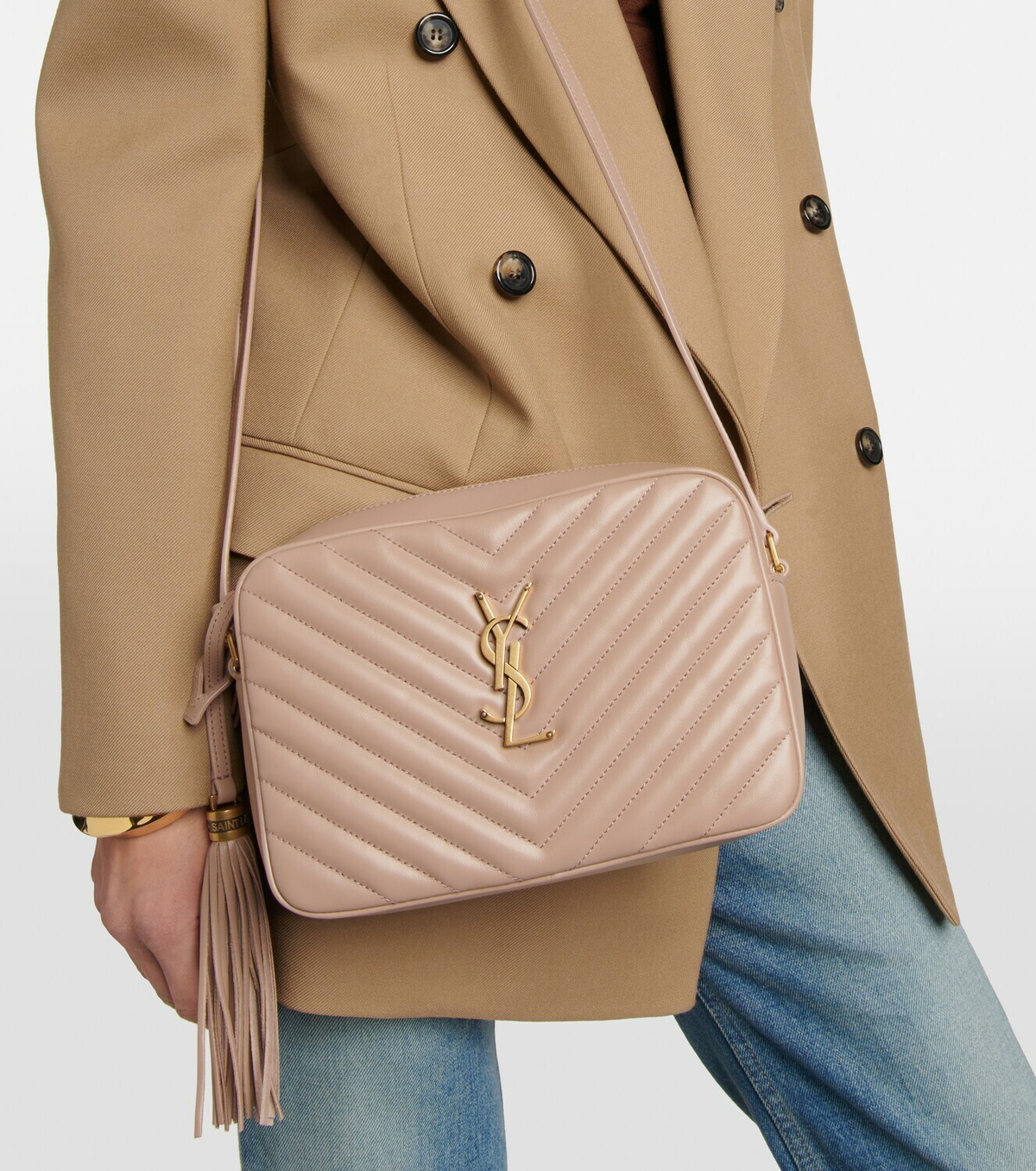 Saint Laurent Lou Camera leather crossbody bag Saint Laurent