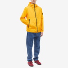 Stone Island Men's Crinkle Reps Hooded Jacket in Orange