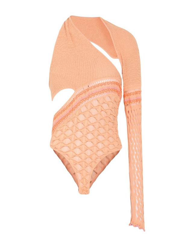 Photo: Roberta Einer Womens Bodysuit in Salmon pink