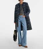 Etro Cable-knit wool polo sweater
