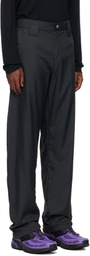 AFFXWRKS Gray Curved Trousers