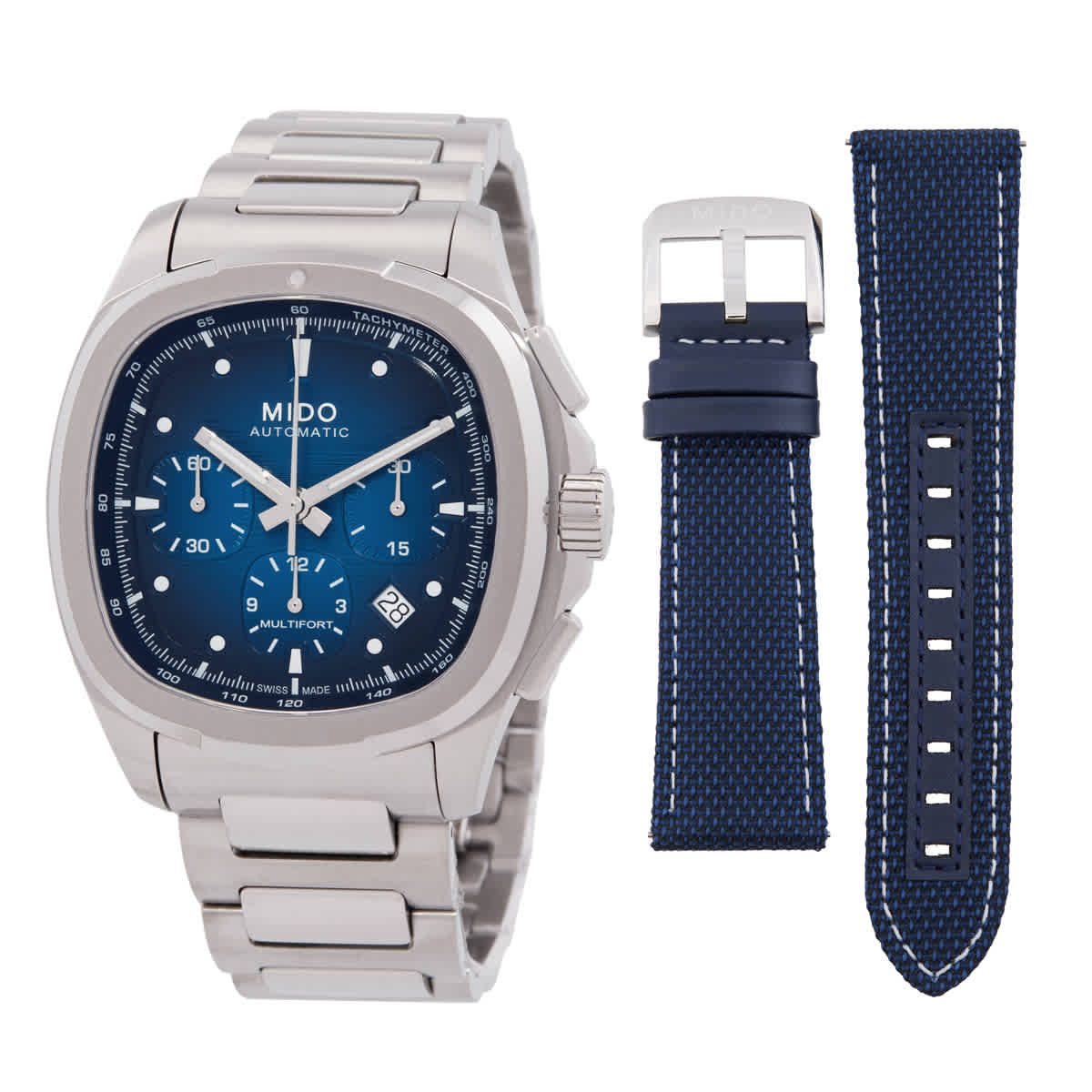 Mido Multifort TV Chronograph Automatic Blue Dial Watch M049.527.11.041.00