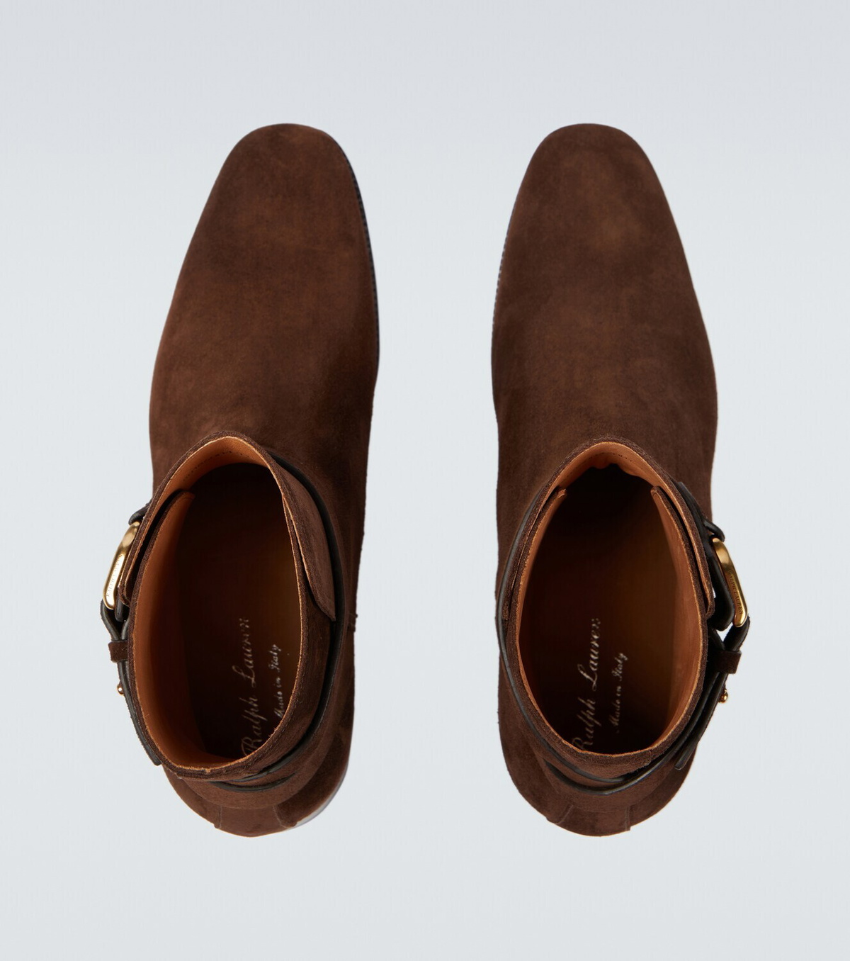 Ralph Lauren Purple Label Harness Chelsea boots