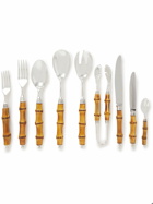 Buccellati - Tahiti Sterling Silver and Bamboo Cutlery Set