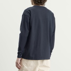 Drôle de Monsieur Men's Drôle Belissima Long Sleeve T-shirt in Navy