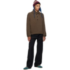Dries Van Noten Brown Wool Sweater