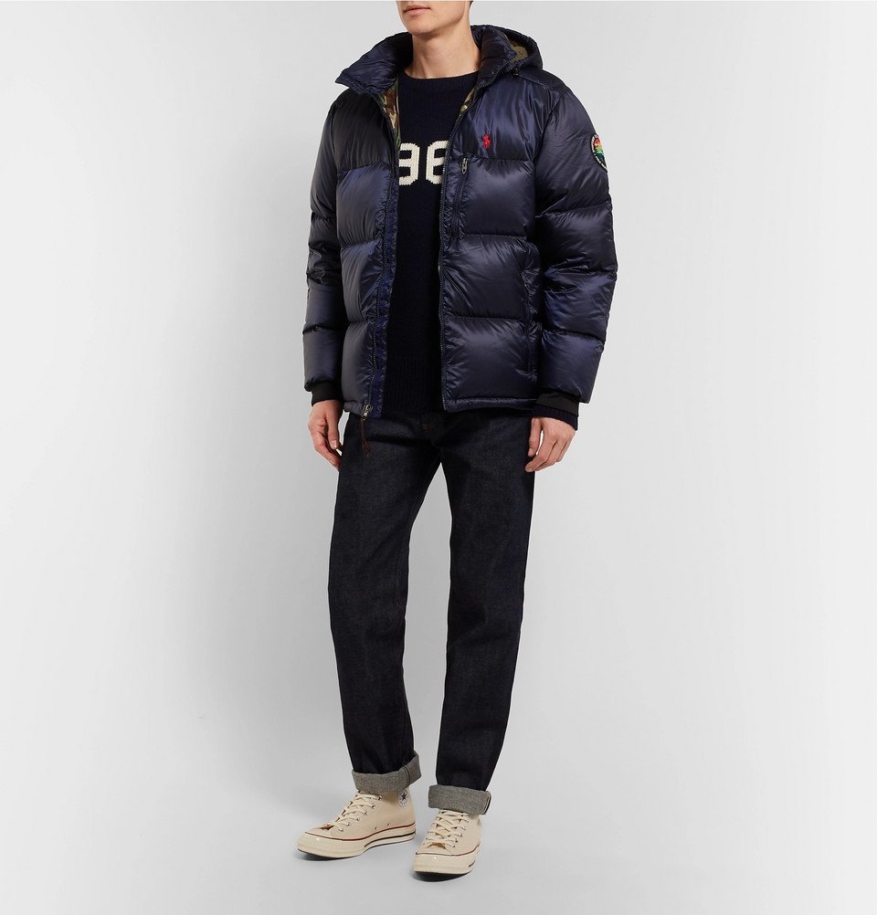 Polo Ralph Lauren - Faux Shearling-Trimmed Quilted Shell Down