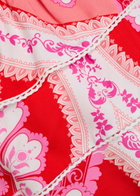 Melissa Odabash Jess Printed Woven Mini Dress Pink