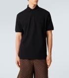 Gucci Horsebit cotton-blend piqué polo shirt