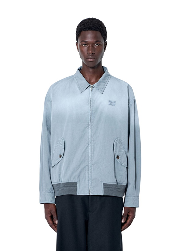 Photo: Miu Miu Old Twill Blouson Jacket