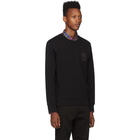 Alexander McQueen Black French Terry Sweatshirt